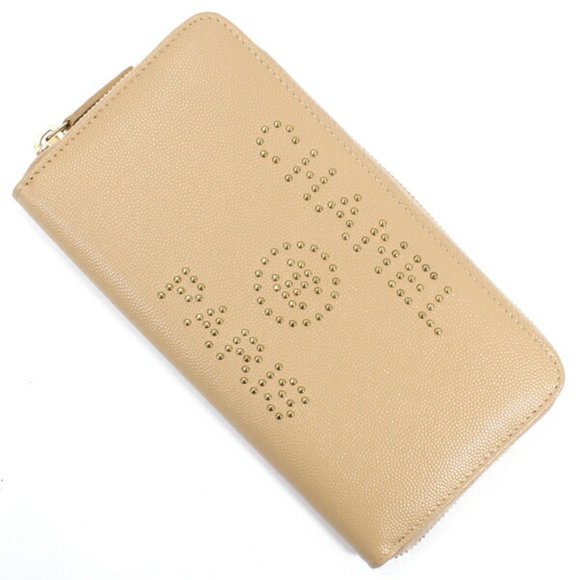 CHANEL Cream Caviar Leather Deauville Wallet - Picture 1 of 10